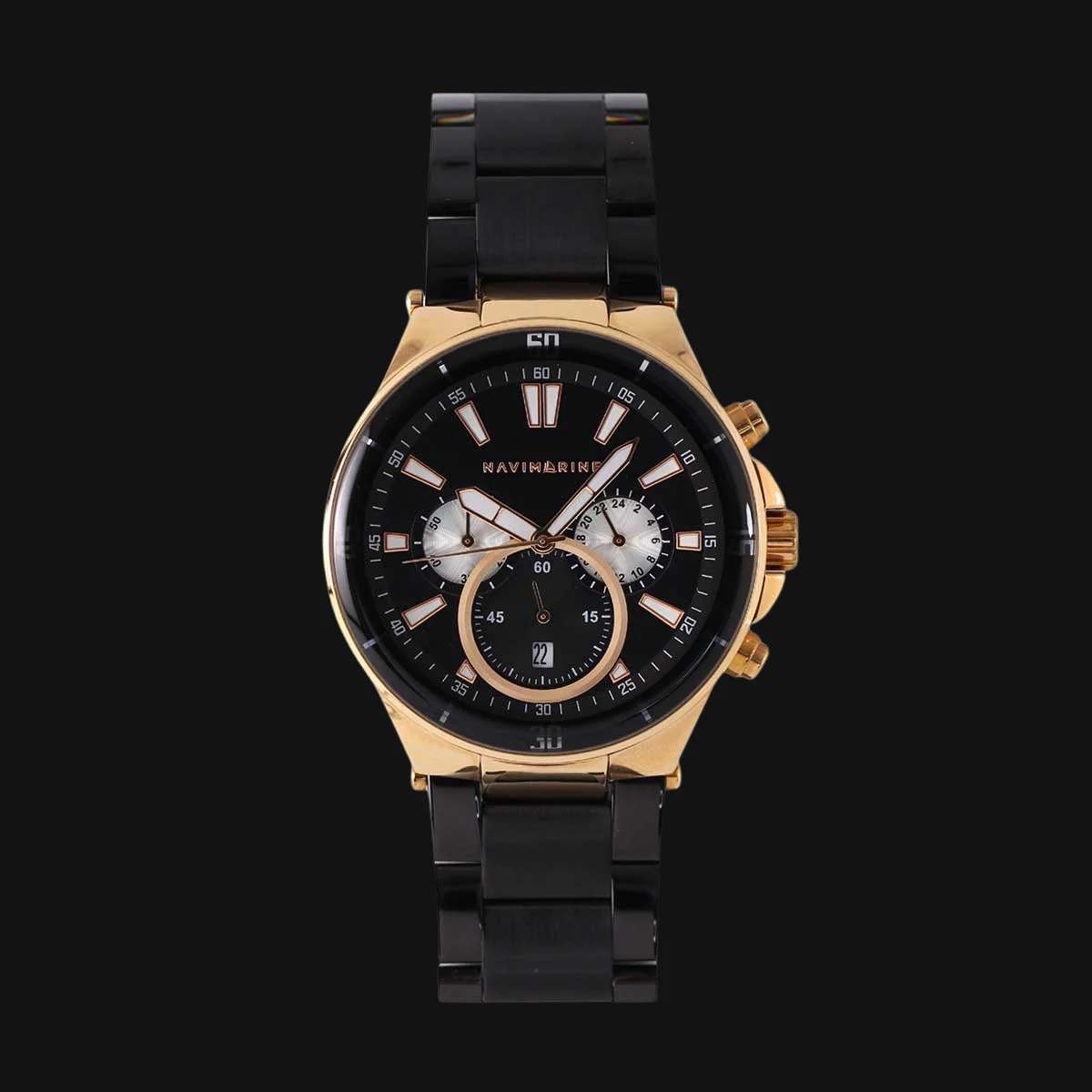 ساعت عقربه ای مردانه کوارتز ناوی مارین مدل NVM09-R2