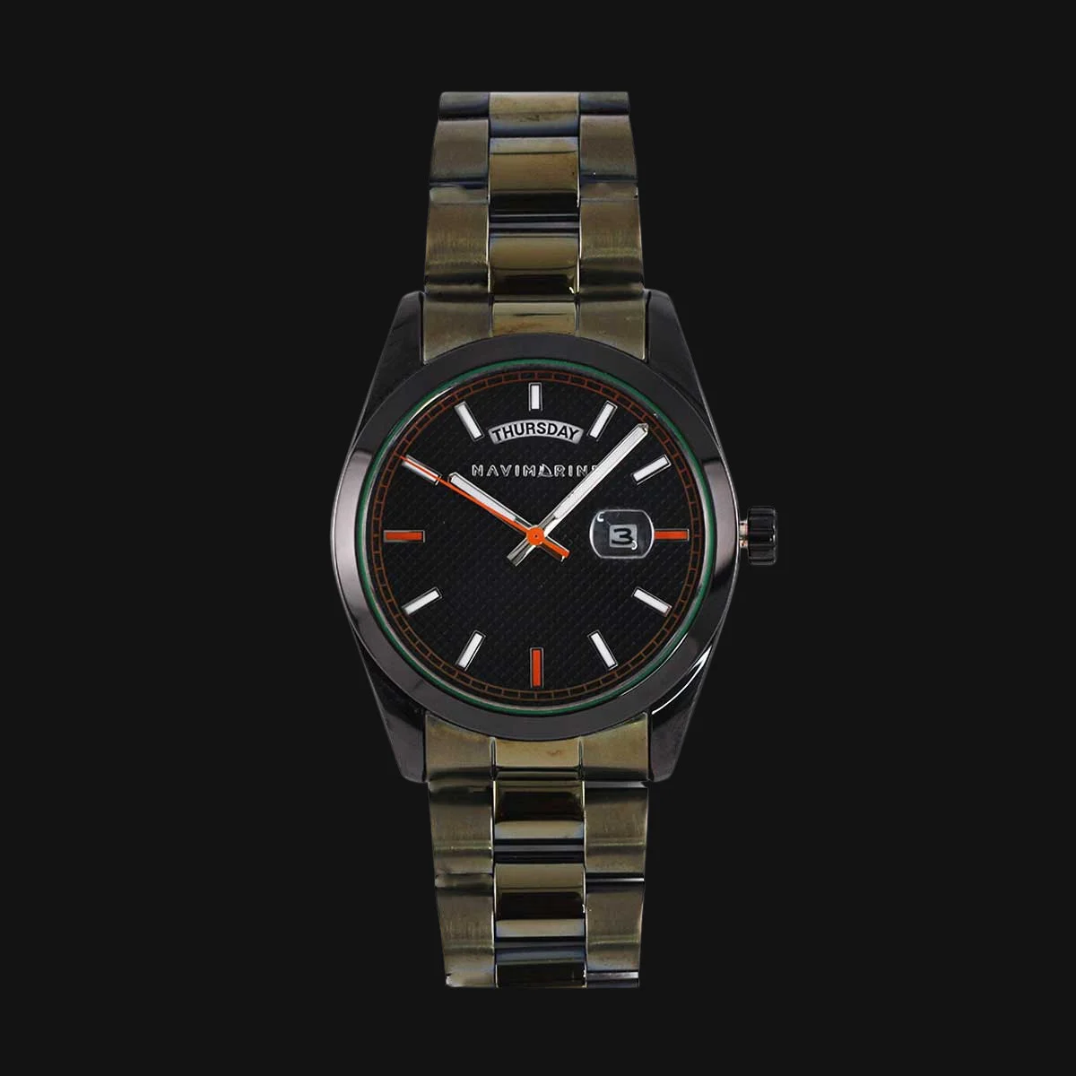 ساعت عقربه ای مردانه کوارتز ناوی مارین مدل NVM14-ZF2