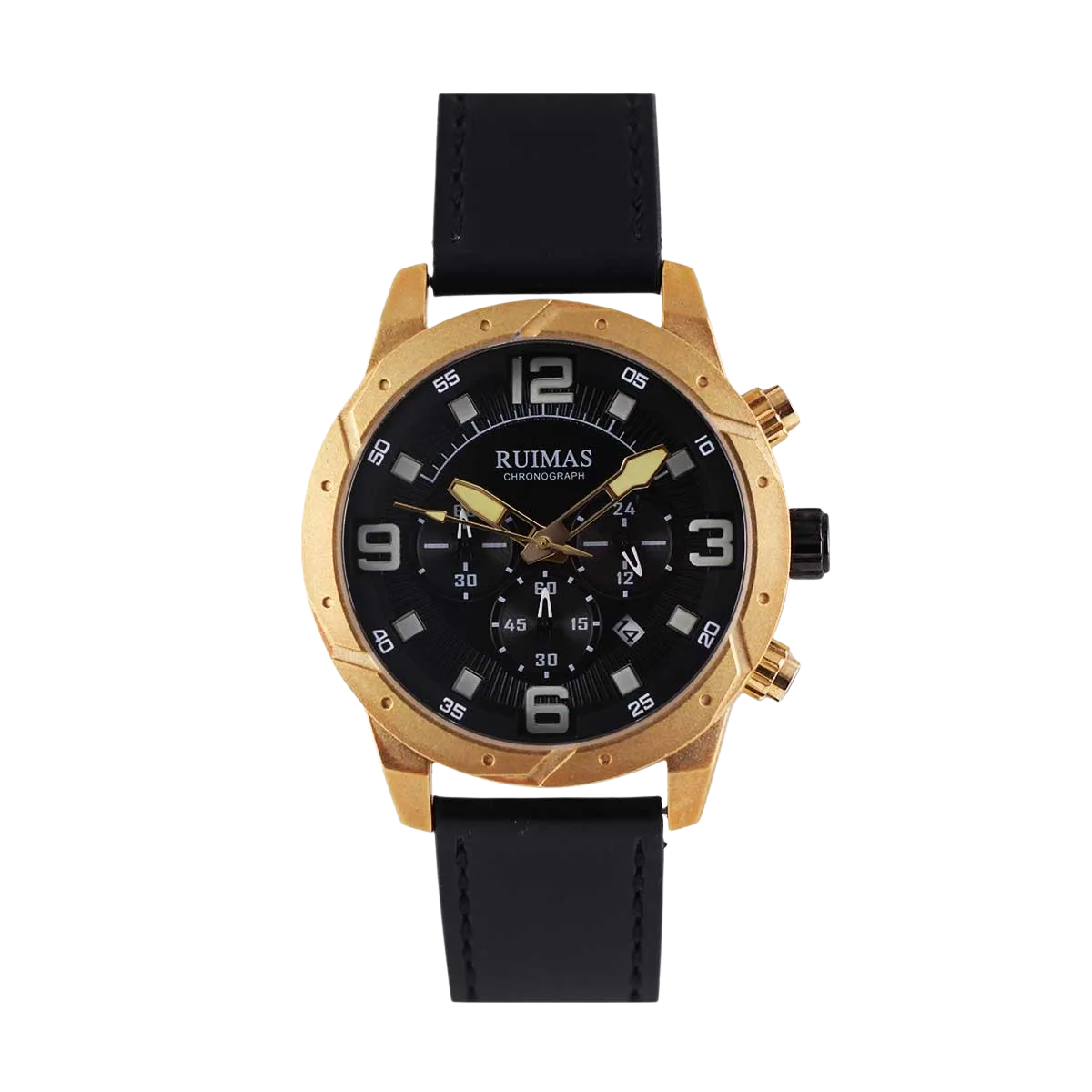 ساعت عقربه ای مردانه کوارتز رویماس مدل RM595GGDBK-1N3 رنگ طل