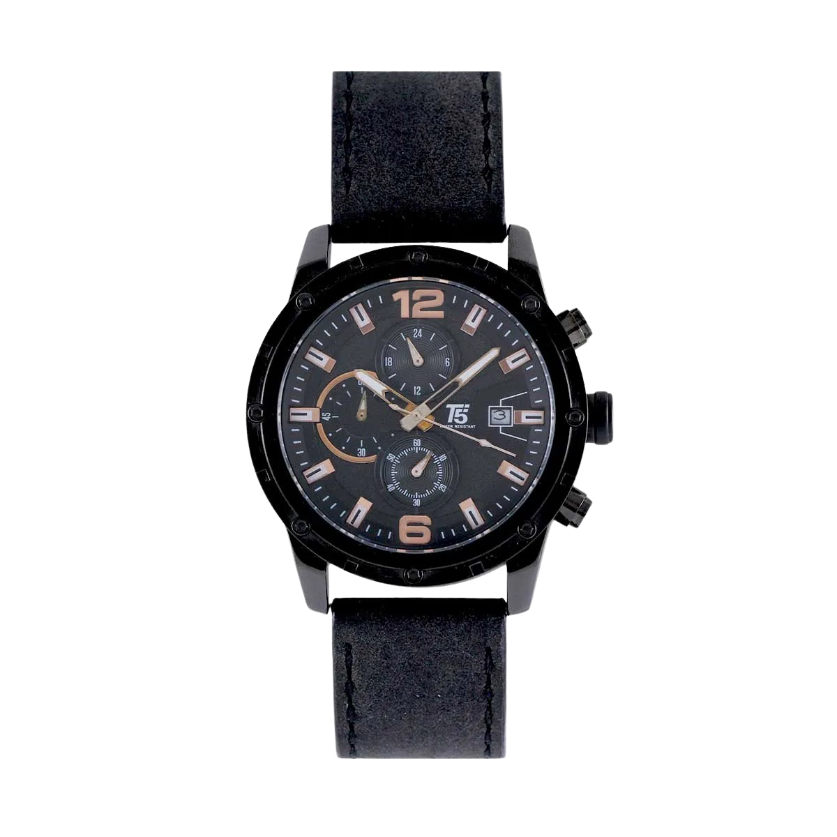 ساعت عقربه ای مردانه تی فایو مدل H3582G مشکی