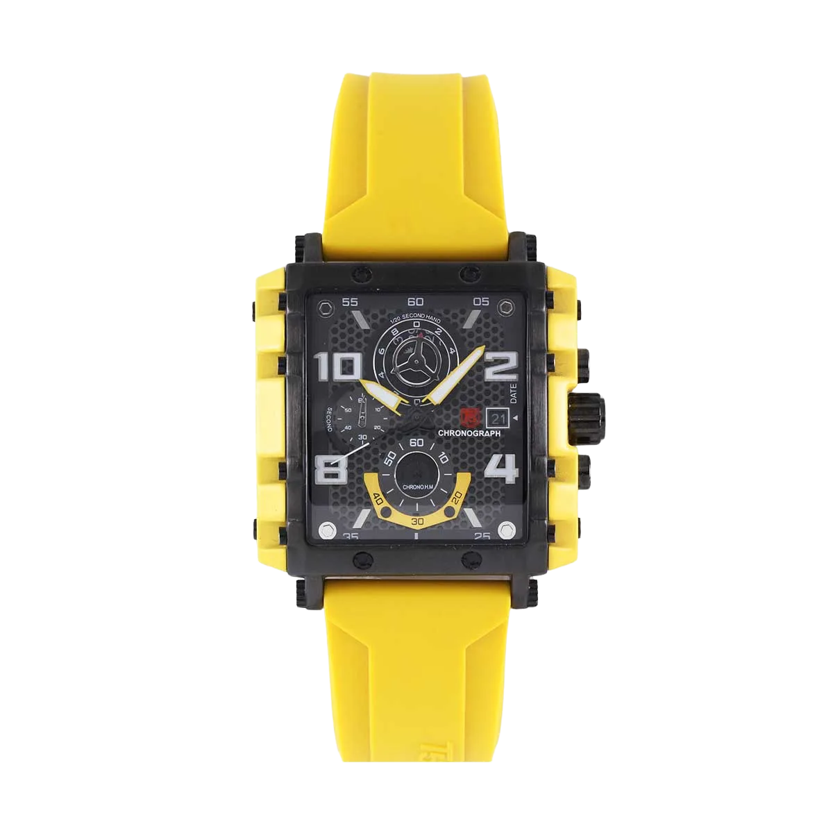 ساعت عقربه ای مردانه تی فایو مدل H3886G زرد