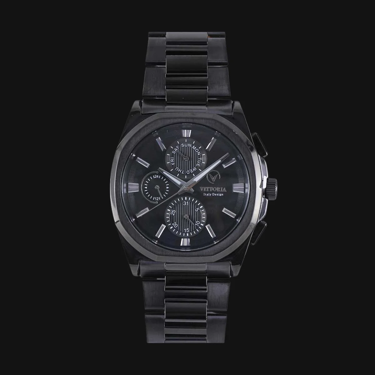 ساعت عقربه ای مردانه ویتوریا مدل VT3408 رنگ مشکی