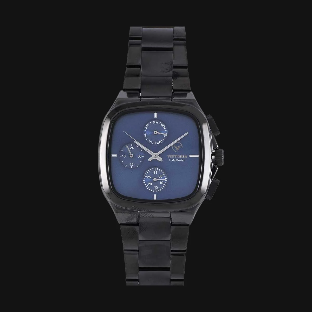 ساعت عقربه ای مردانه ویتوریا مدل VT3185  مشکی