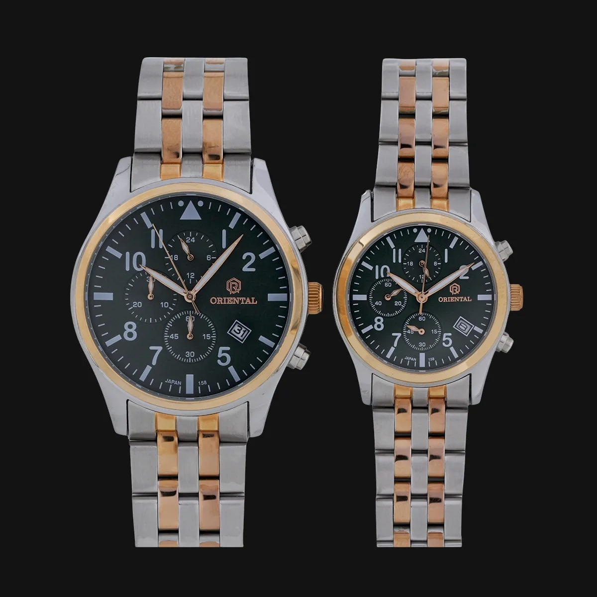 ساعت مچی ست اورینتال R52158-0088M و R52158-0088L