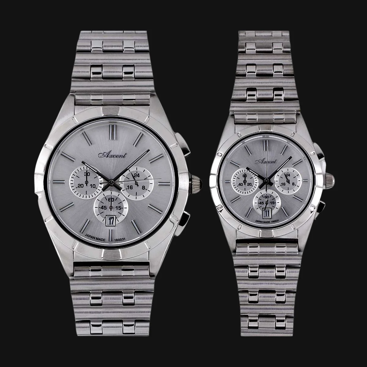 ساعت ست عقربه ای زنانه و مردانه اکسنت AX180031M