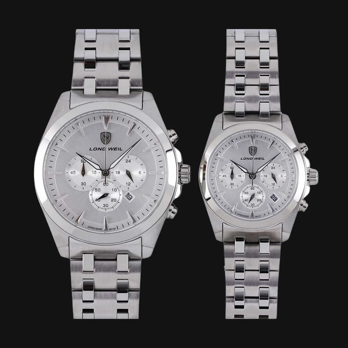 ساعت ست عقربه ای زنانه و مردانه لوندویل LW80107M-01-01-01