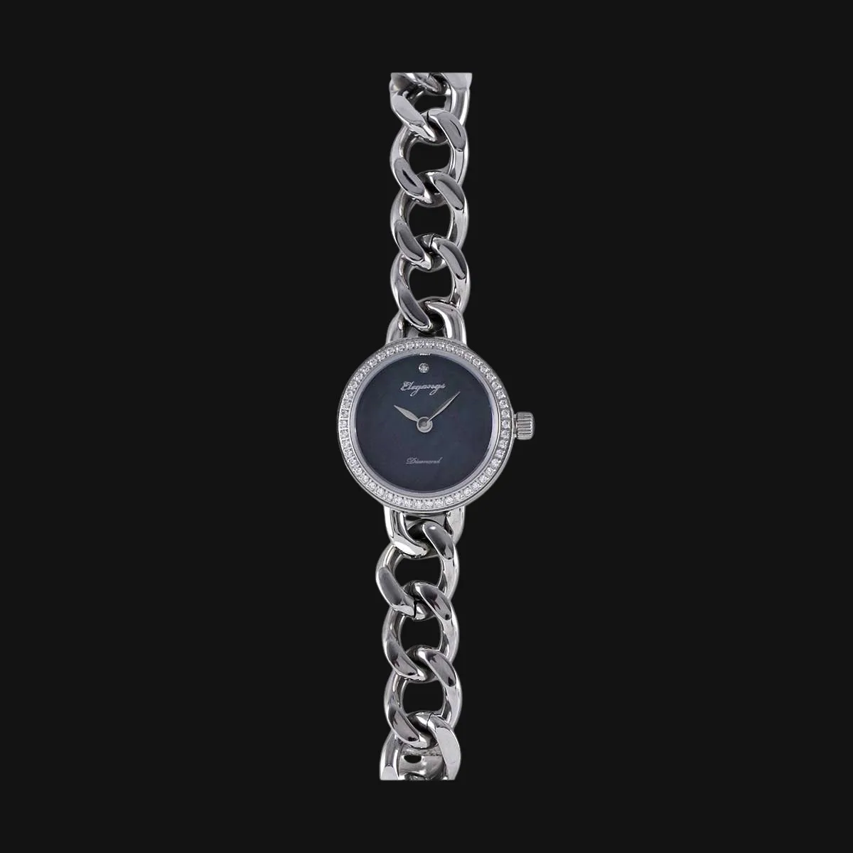 ساعت مچی زنانه عقربه ای الگنگس مدل SL8322-701 دور نگین