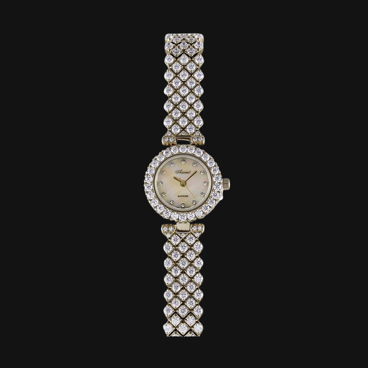 ساعت لوکس زنانه اکسنت مدل AX120027L نباتی