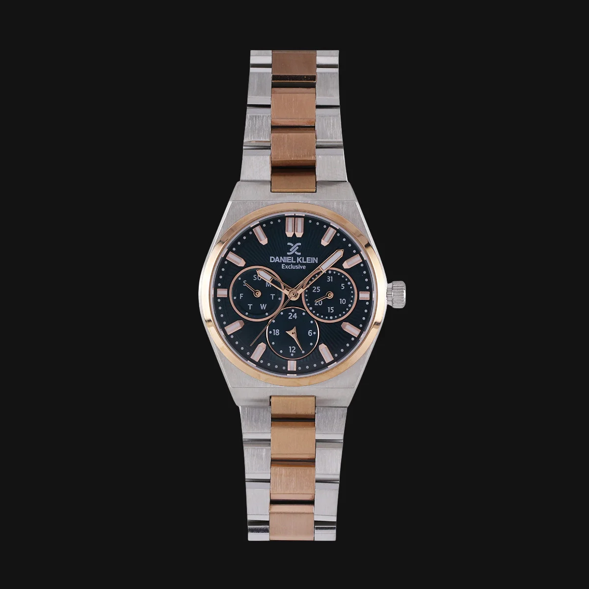 ساعت عقربه ای زنانه فول دیت دنیل کلین مدل 6-1.13962 رنگ نقره