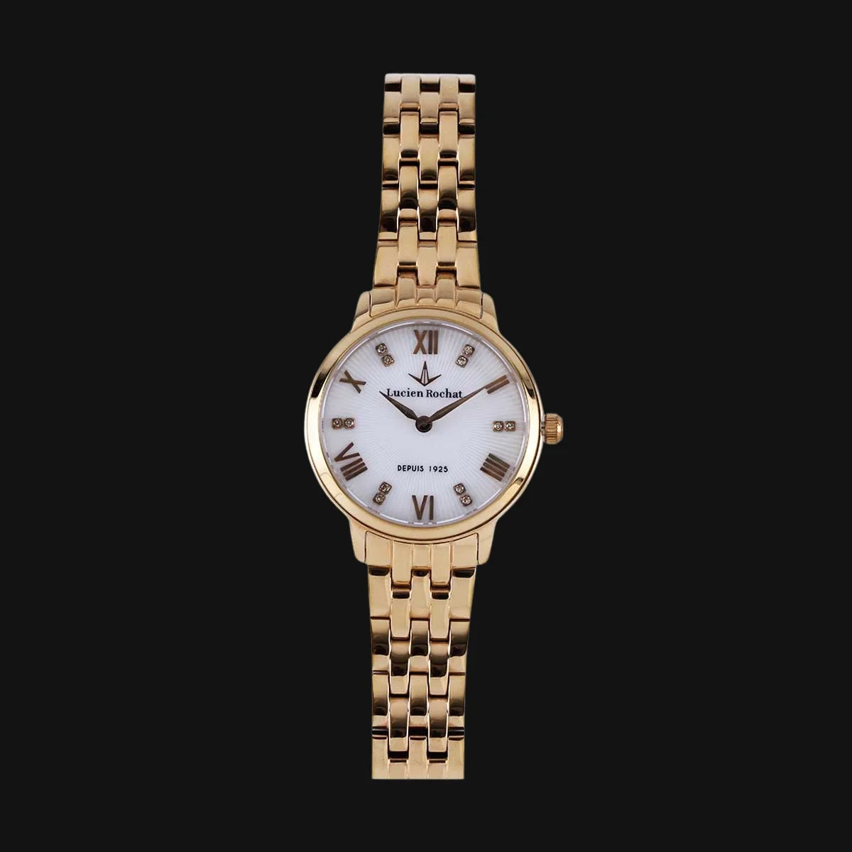 ساعت لوکس زنانه لوسین روشا مدل R0453115510 رزگلد براق