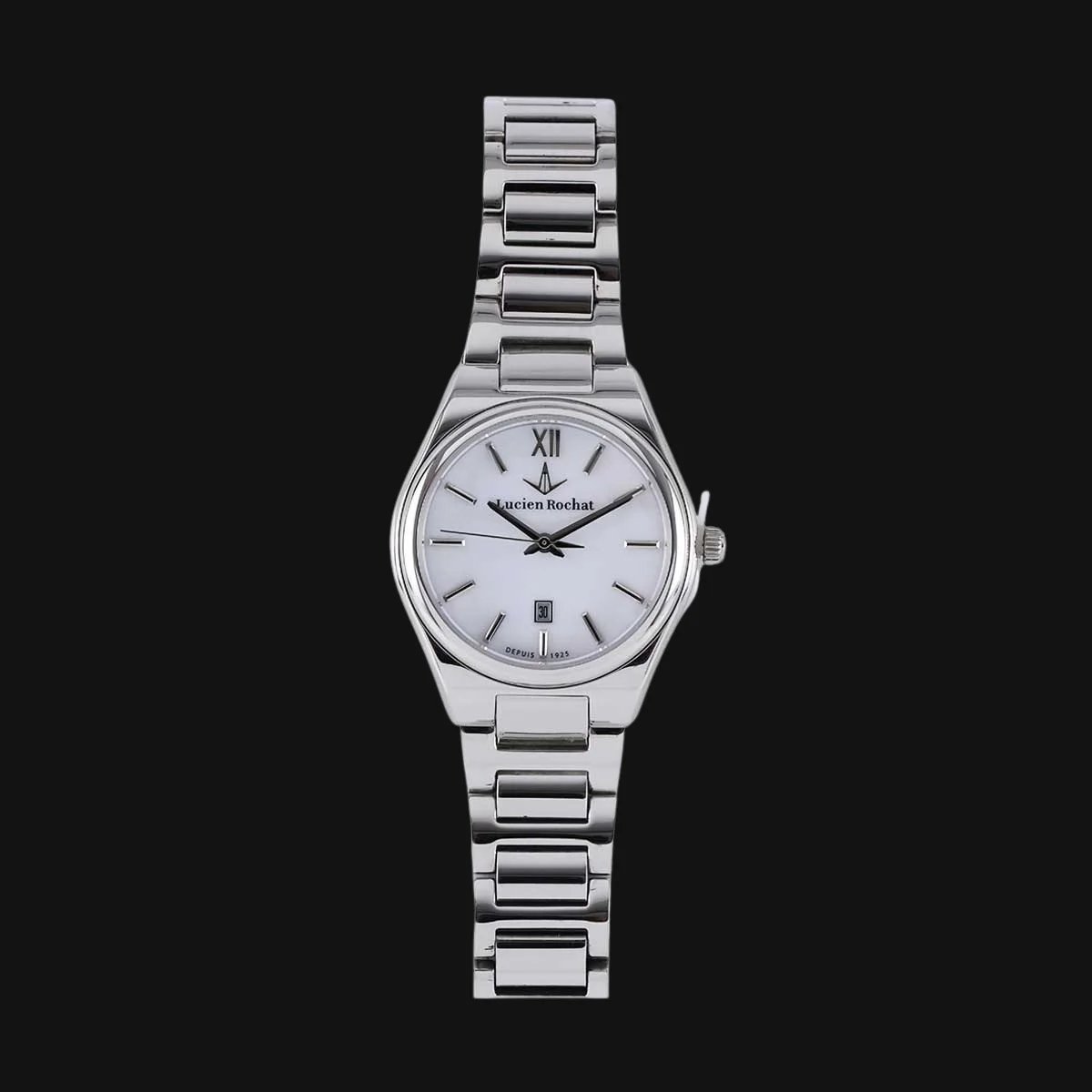 ساعت لوکس زنانه لوسین روشا مدل R0453122516 رنگ قاب نقره ایی براق