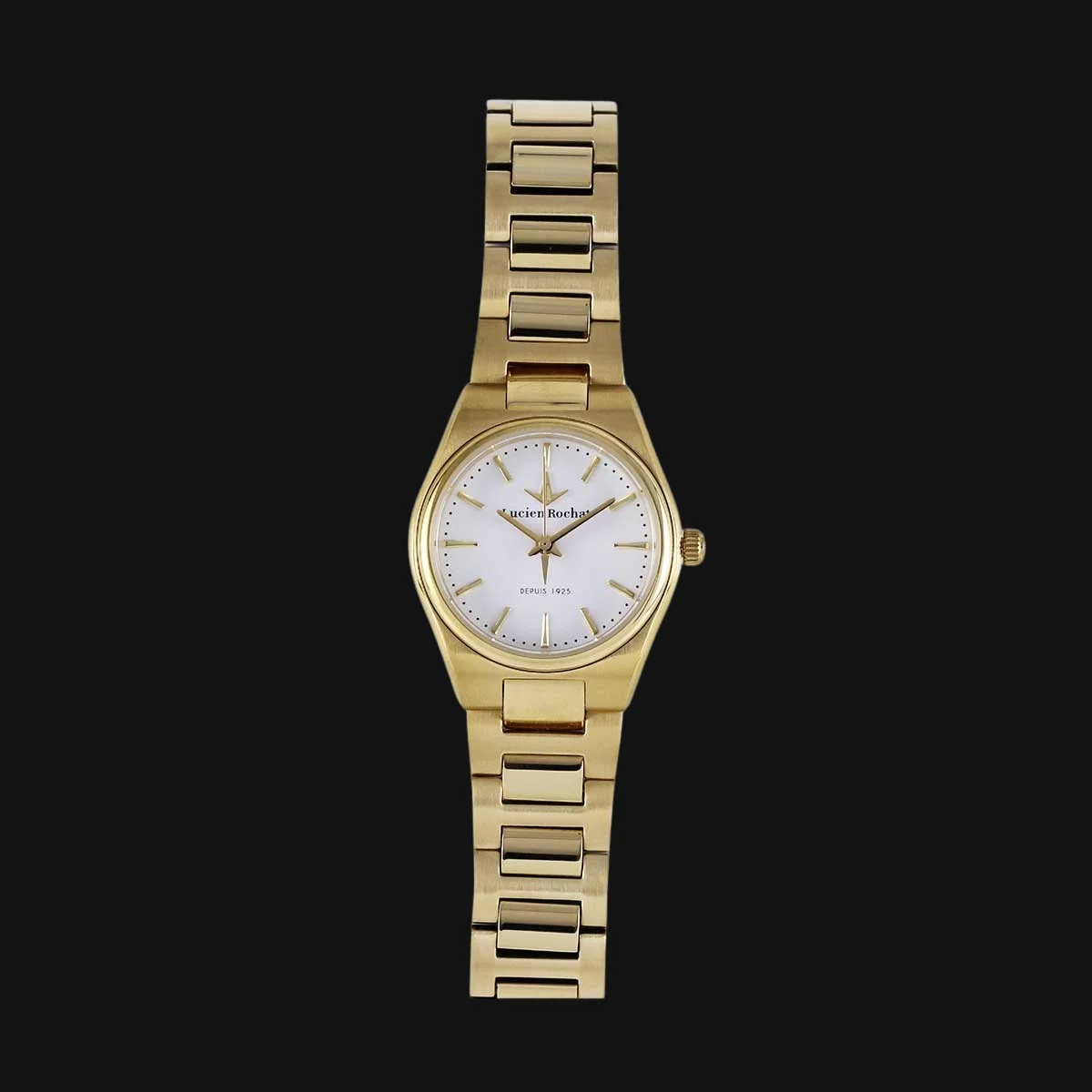 ساعت لوکس زنانه لوسین روشا مدل R0453122522 رنگ قاب طلایی براق