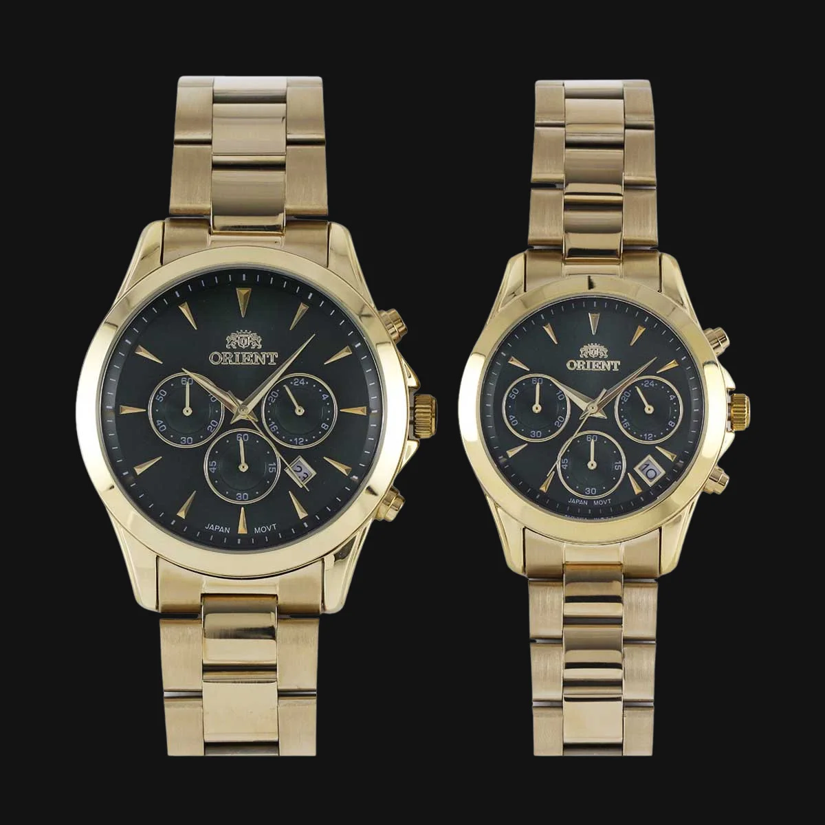 ساعت ست عقربه ای زنانه و مردانه اورینت طلایی 1095G و 1095L