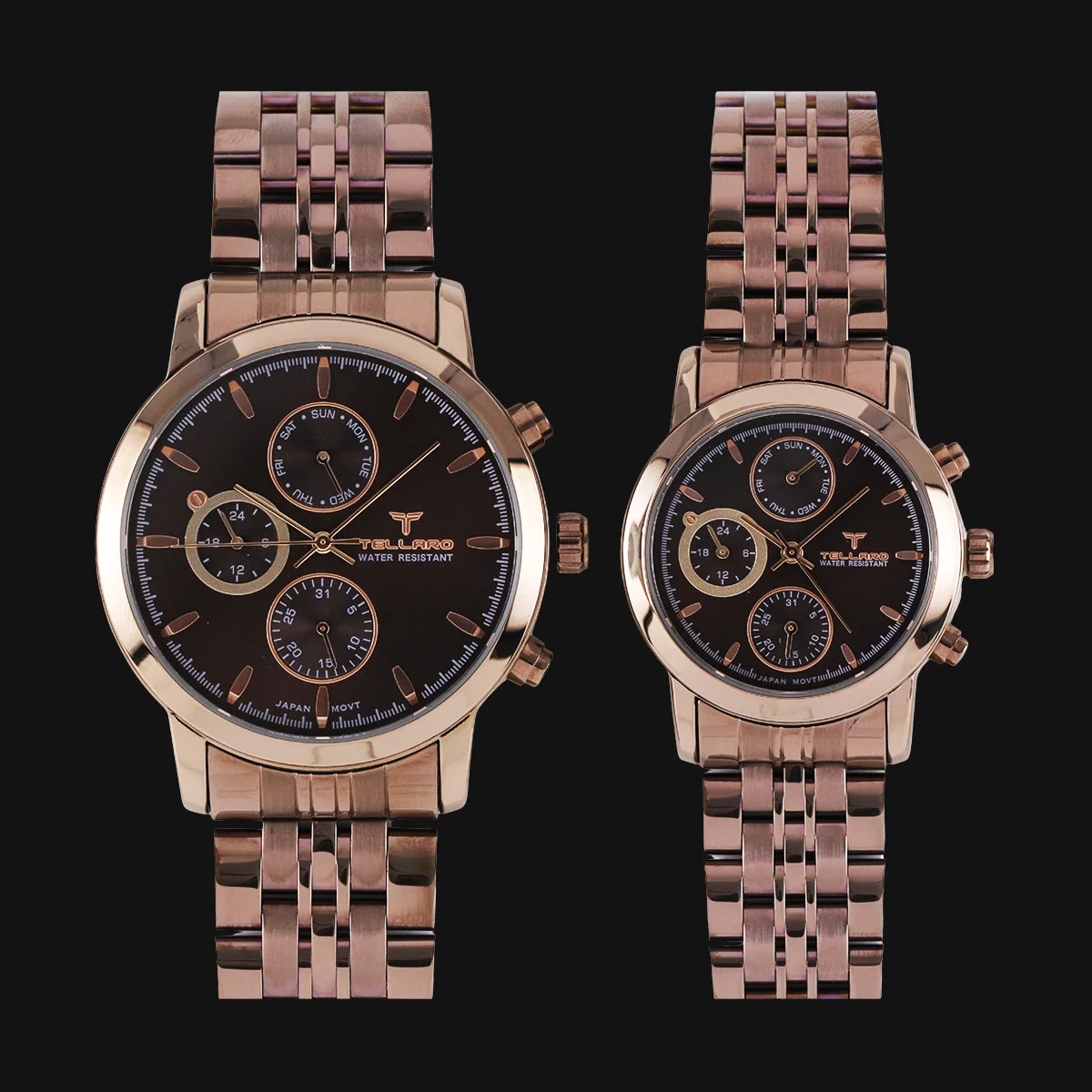 ساعت ست عقربه ای زنانه و مردانه تلارو T3072G و T3072L