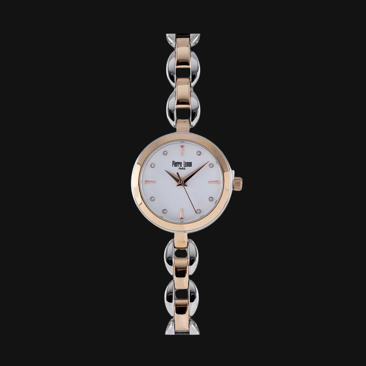 ساعت لوکس زنانه پیرلنون مدل 0161-18PL نقره ایی رزگلد