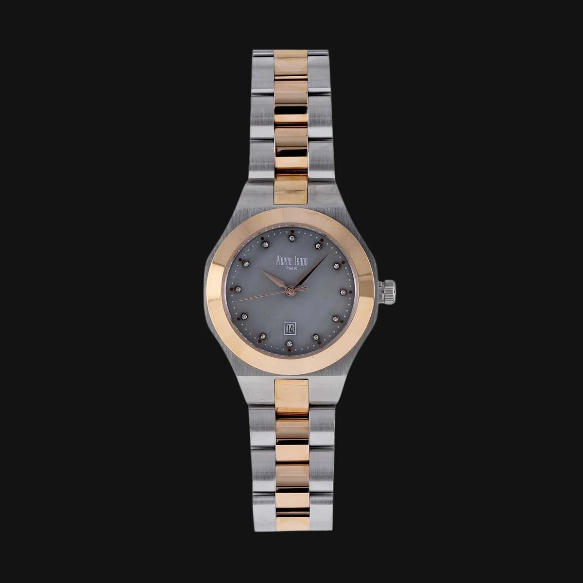 ساعت لوکس زنانه پیرلنون مدل 0167-18PL خاکستری