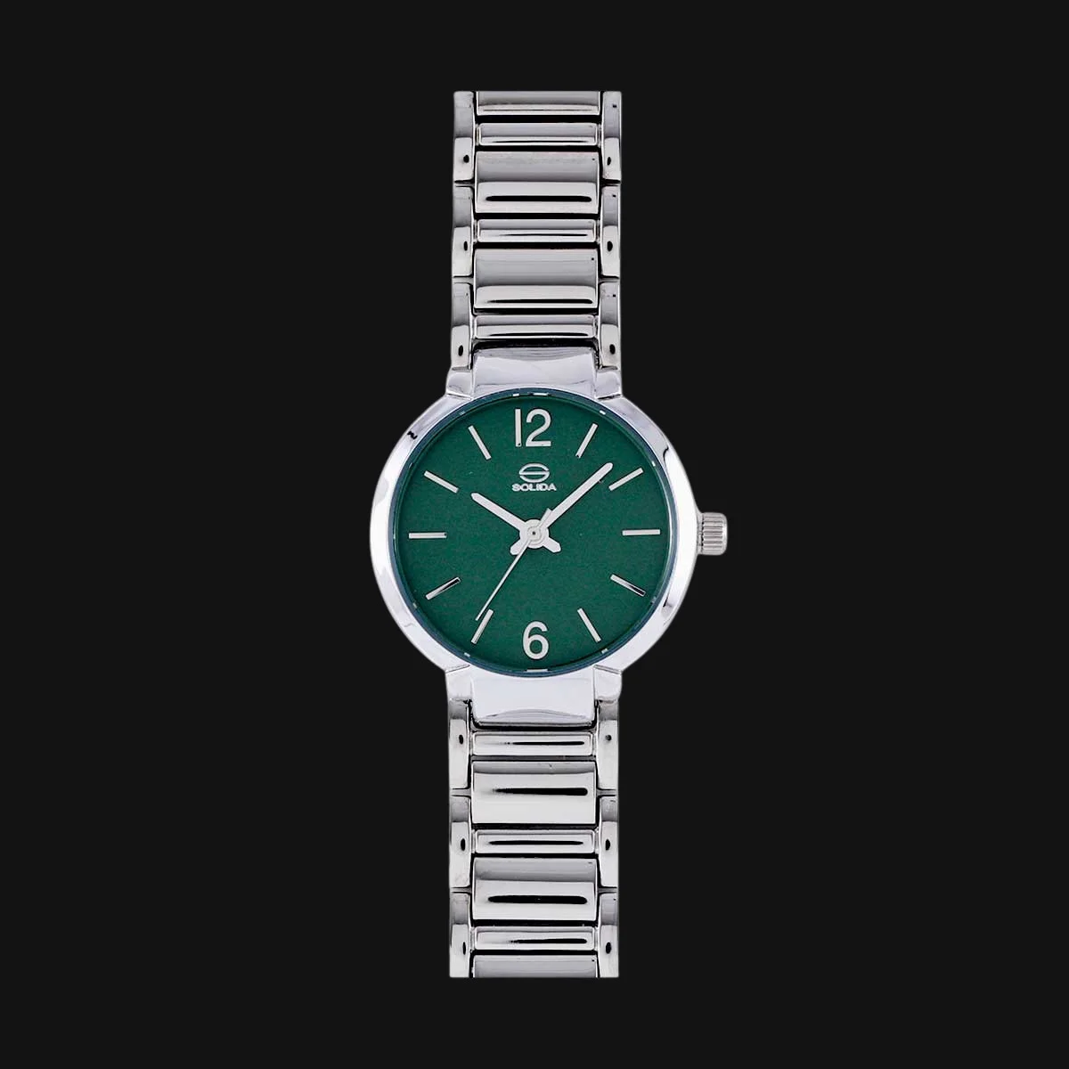 ساعت عقربه ای زنانه سولیدا مدل S4126L نقره‌ای