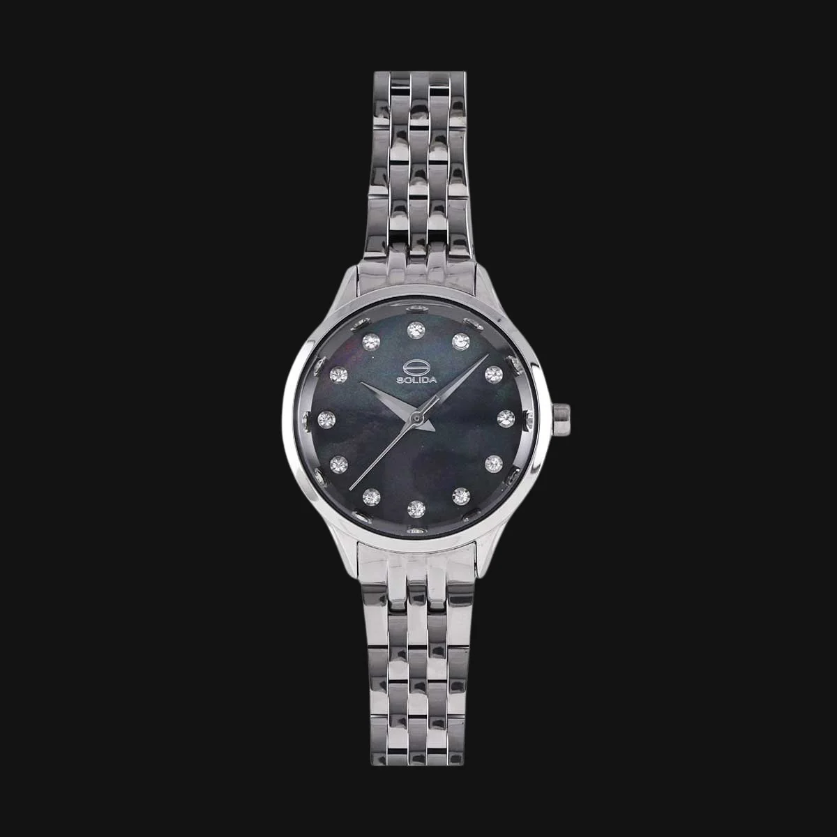 ساعت عقربه ای زنانه سولیدا مدل S4128L نقره‌ای