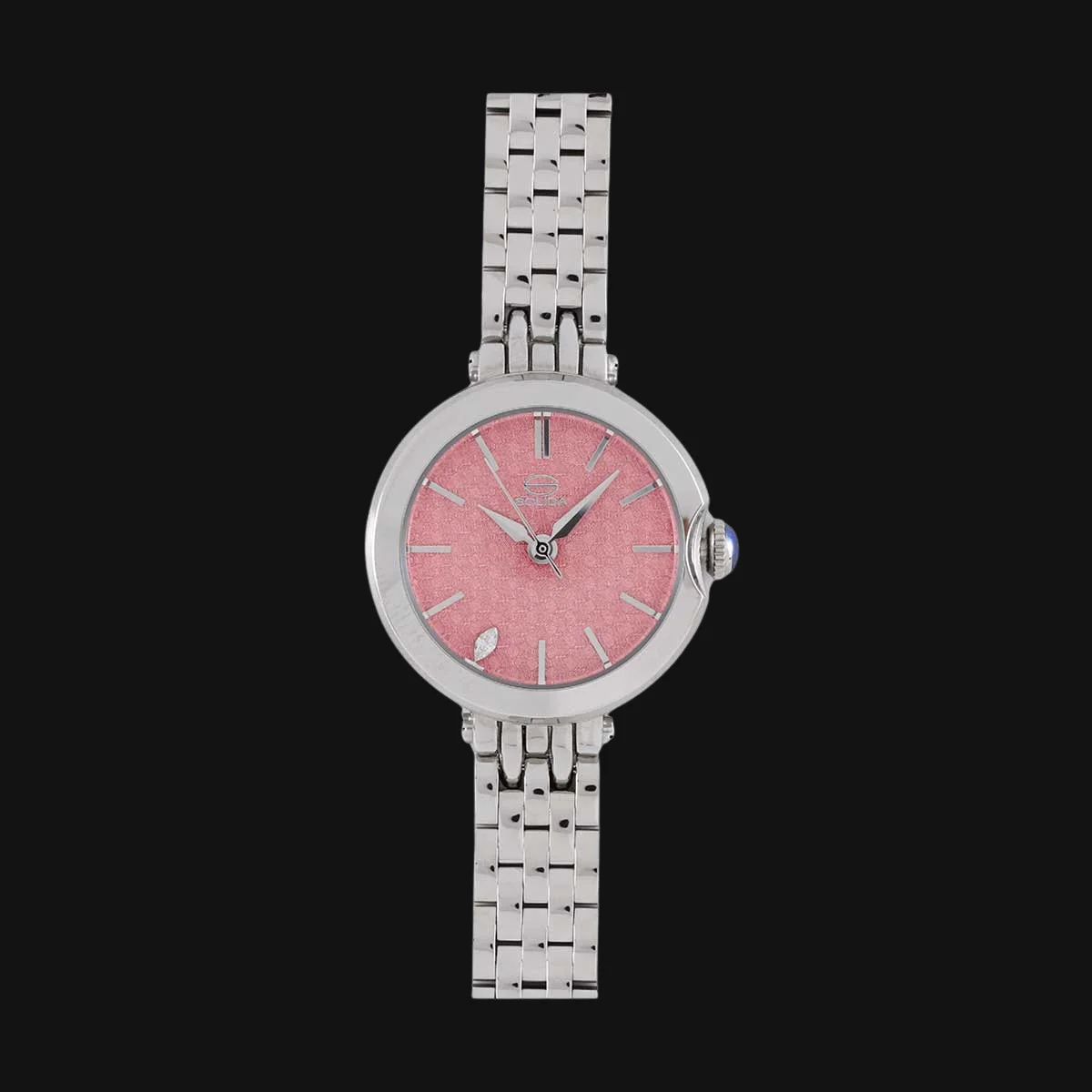 ساعت عقربه ای زنانه سولیدا مدل S4133L نقره‌ای و صورتی