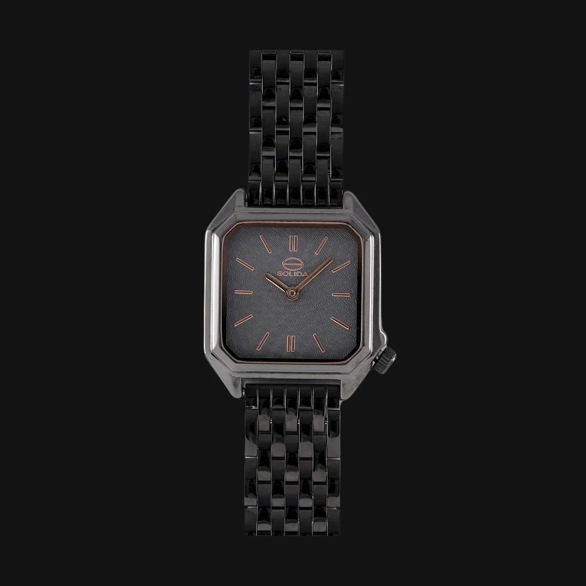 ساعت عقربه ای زنانه سولیدا مدل S5111L مشکی