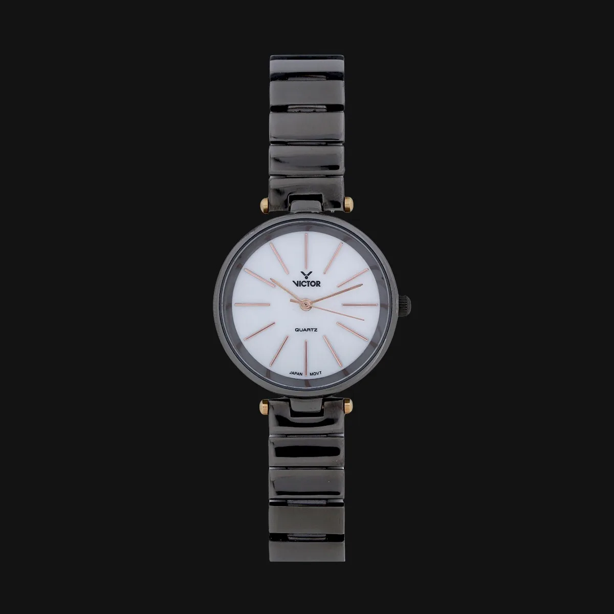 ساعت مچی زنانه عقربه ای ویکتور مدل V1379-03