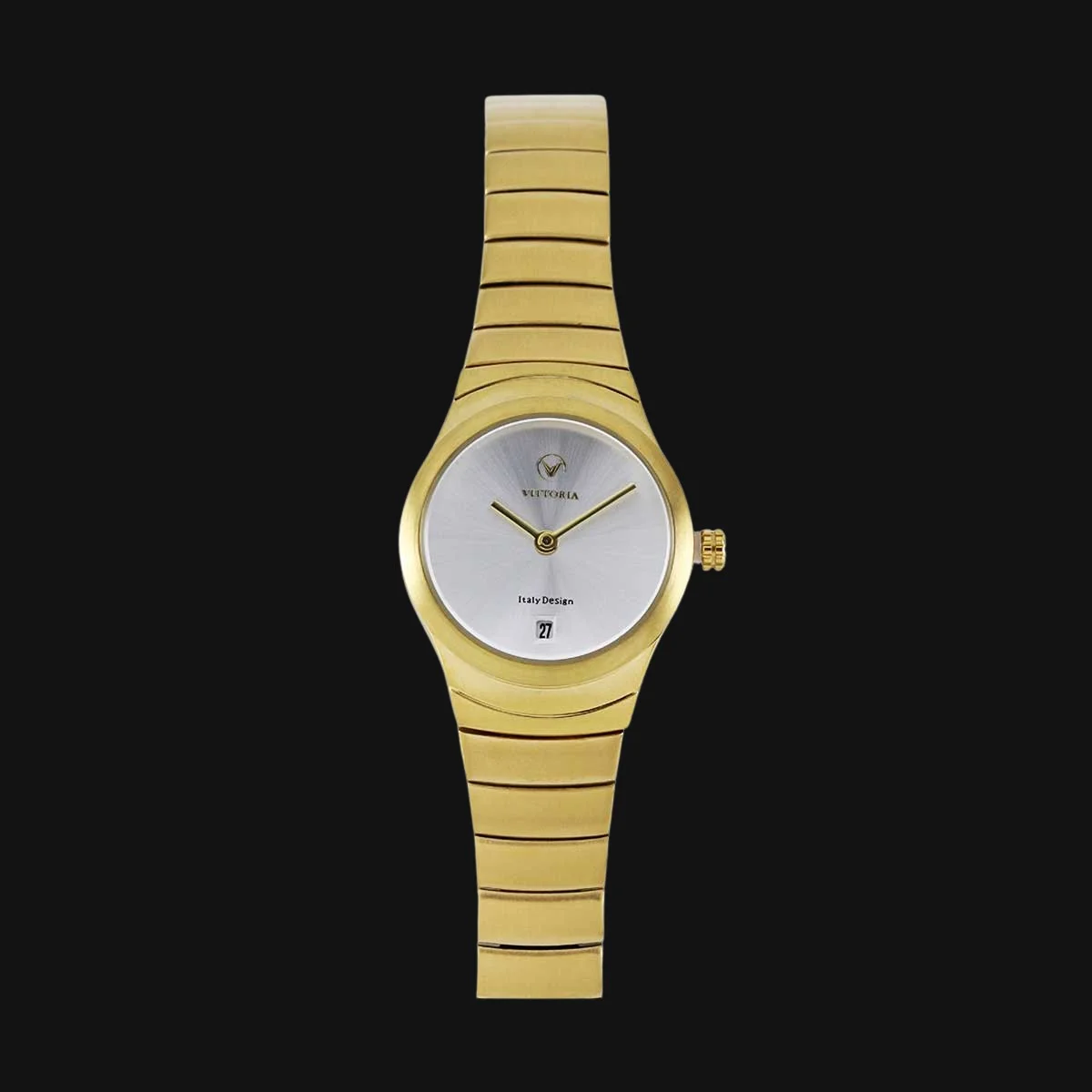 ساعت عقربه ای زنانه ویتوریا مدل VT3394 طلایی مات