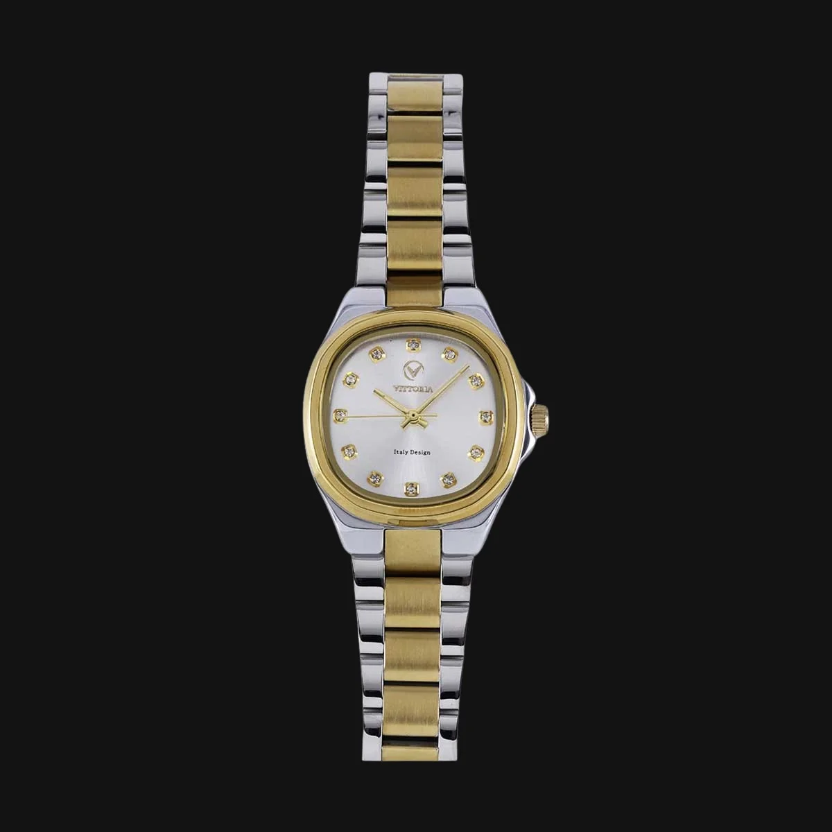 ساعت عقربه ای زنانه ویتوریا مدل VT3412 طلایی مات