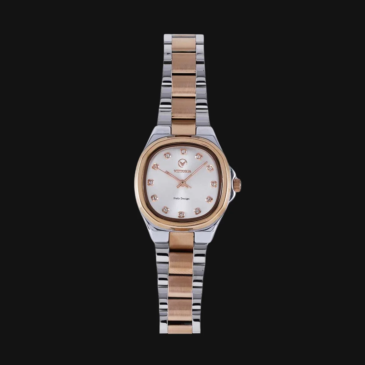 ساعت عقربه ای زنانه ویتوریا مدل VT3412 رزگلد